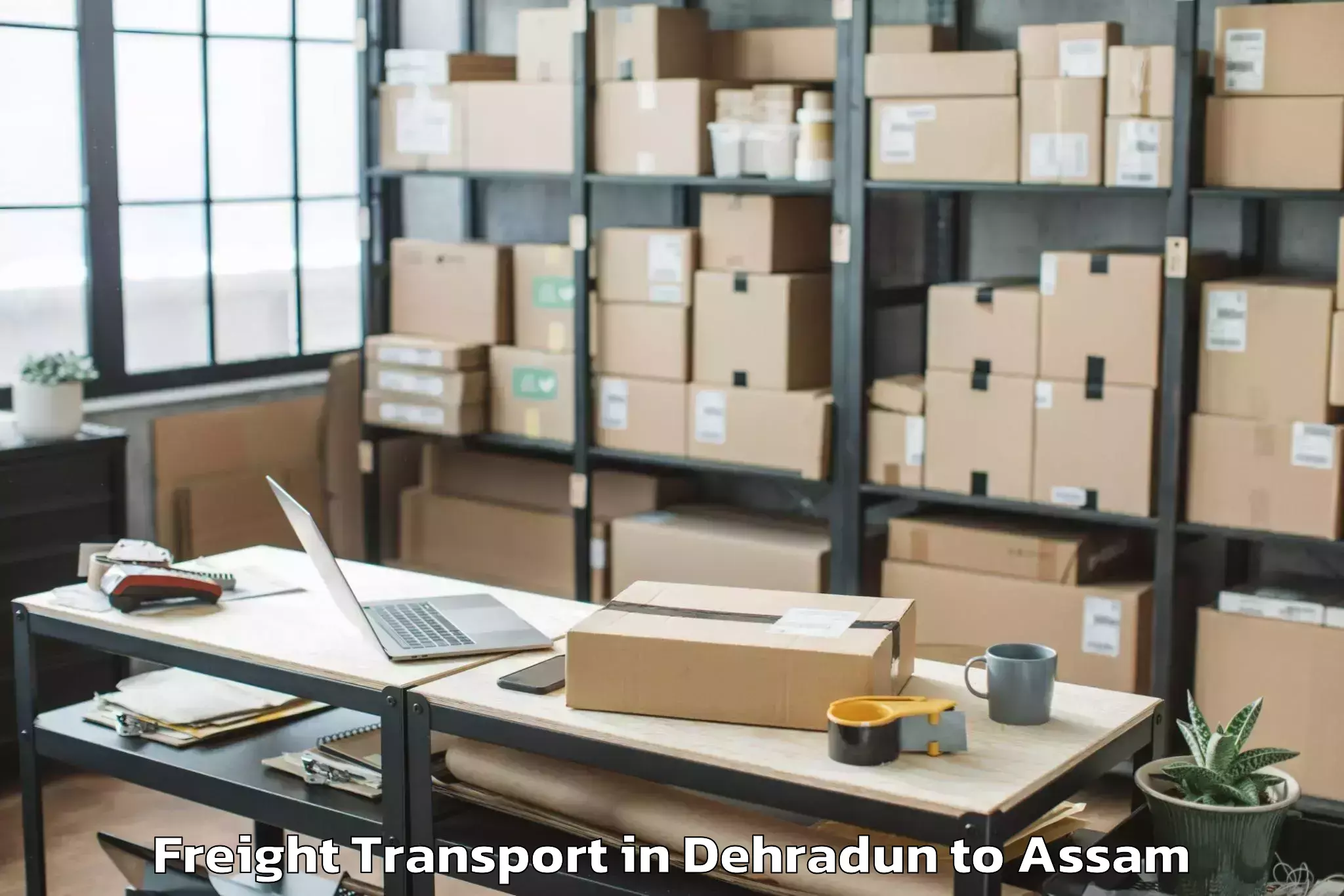 Efficient Dehradun to Boitamari Freight Transport